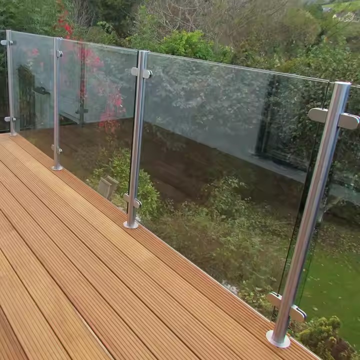 Barrieren mit Glas mit Edelstahl Rohren_2